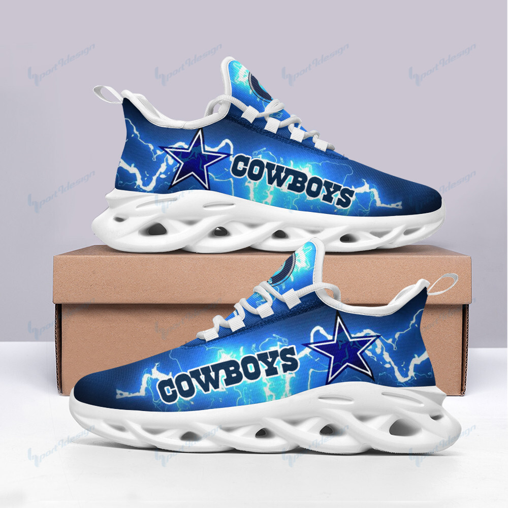 Ideafootwear Dallas Cowboys Max Soul Shoes Sneakers For Men And Women 100