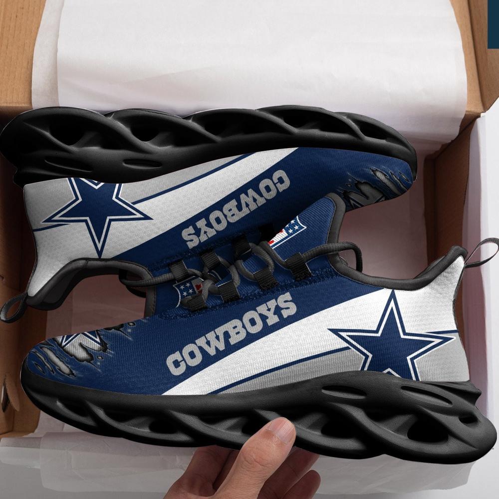 Ideafootwear Dallas Cowboys Max Soul Shoes Sneakers For Men And Women 49
