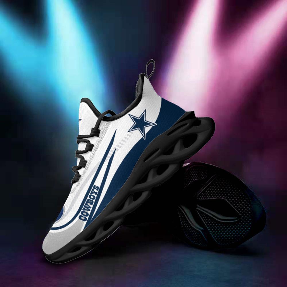 Ideafootwear Dallas Cowboys Max Soul Shoes Sneakers For Men And Women 123