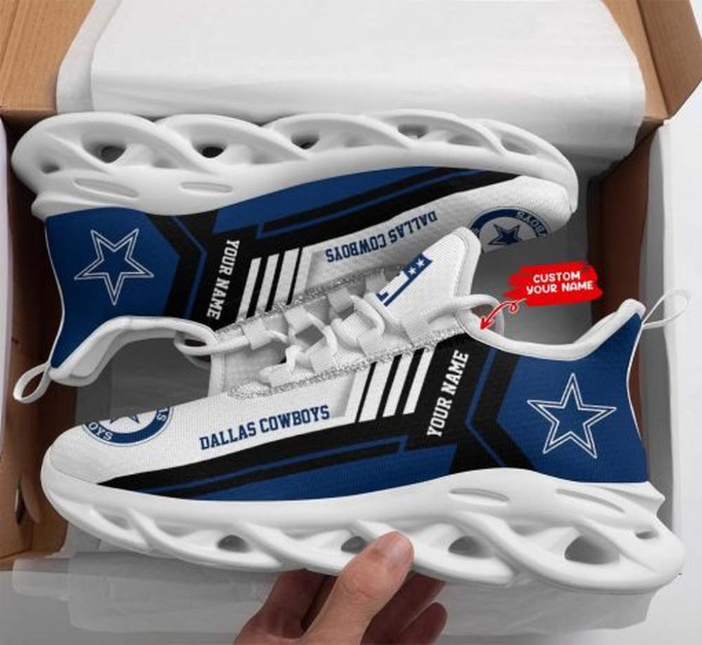 Ideafootwear Dallas Cowboys Max Soul Shoes Sneakers For Men And Women 206