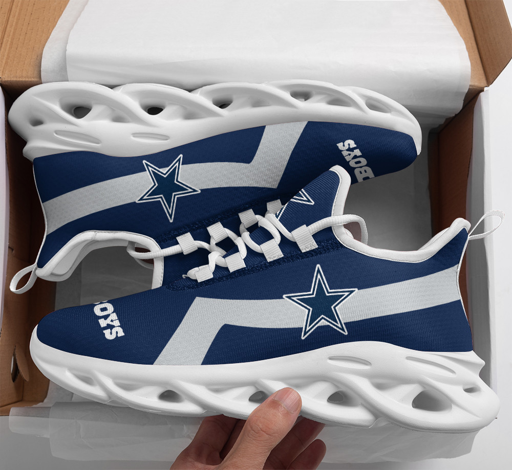 Ideafootwear Dallas Cowboys Max Soul Shoes Sneakers For Men And Women 128