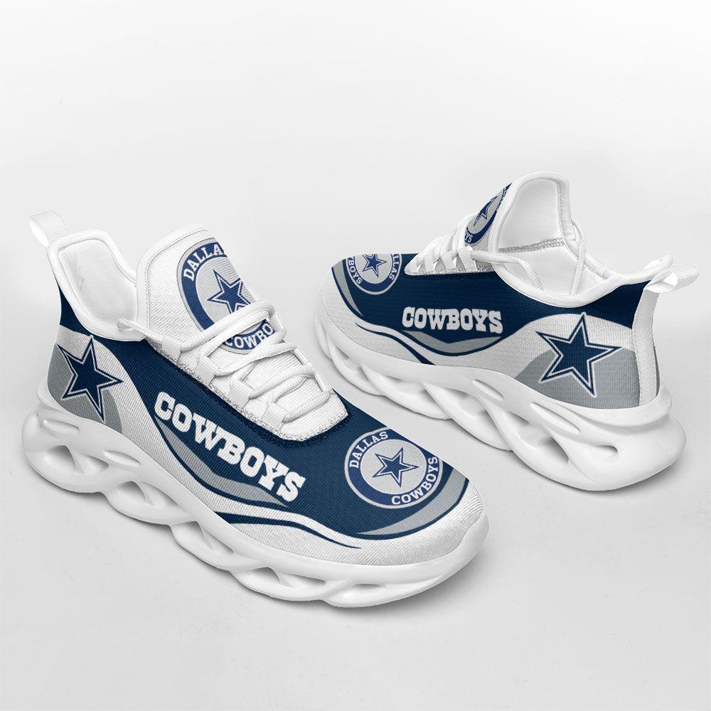 Ideafootwear Dallas Cowboys Max Soul Shoes Sneakers For Men And Women 37