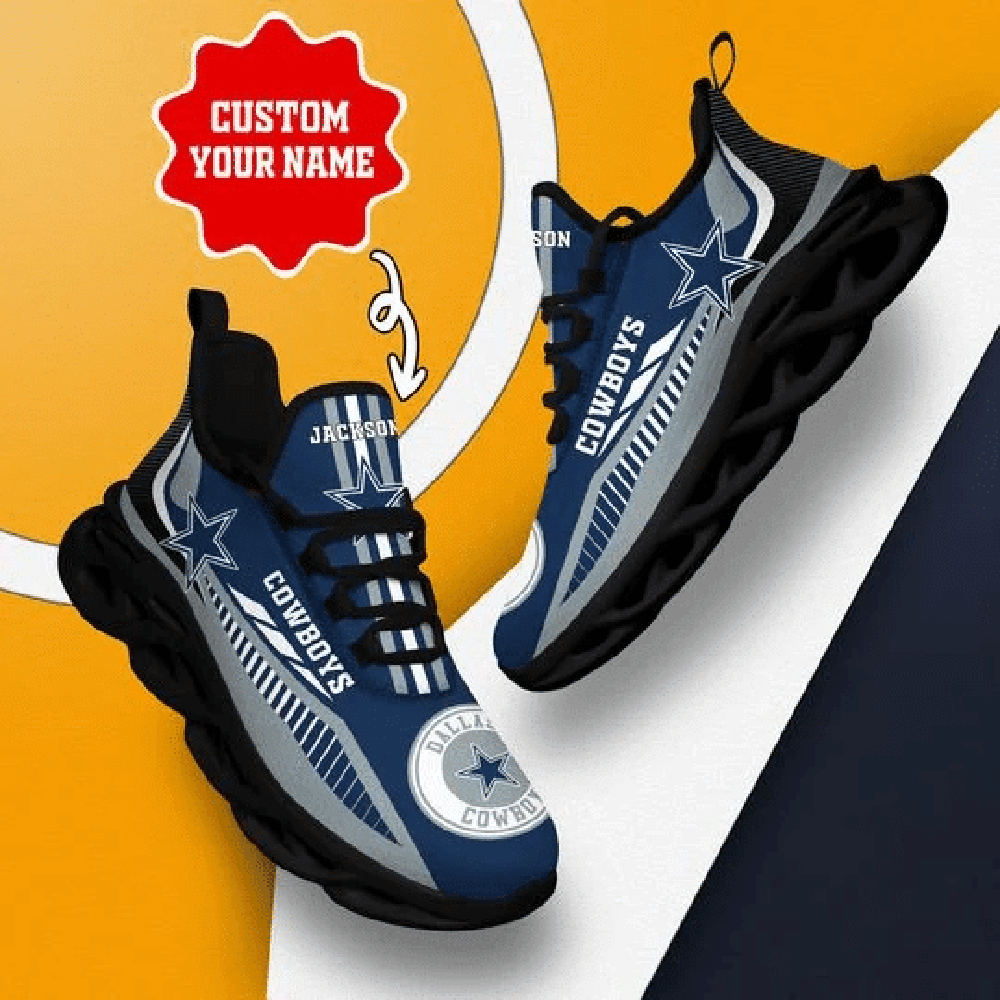 Ideafootwear Dallas Cowboys Max Soul Shoes Sneakers For Men And Women 230