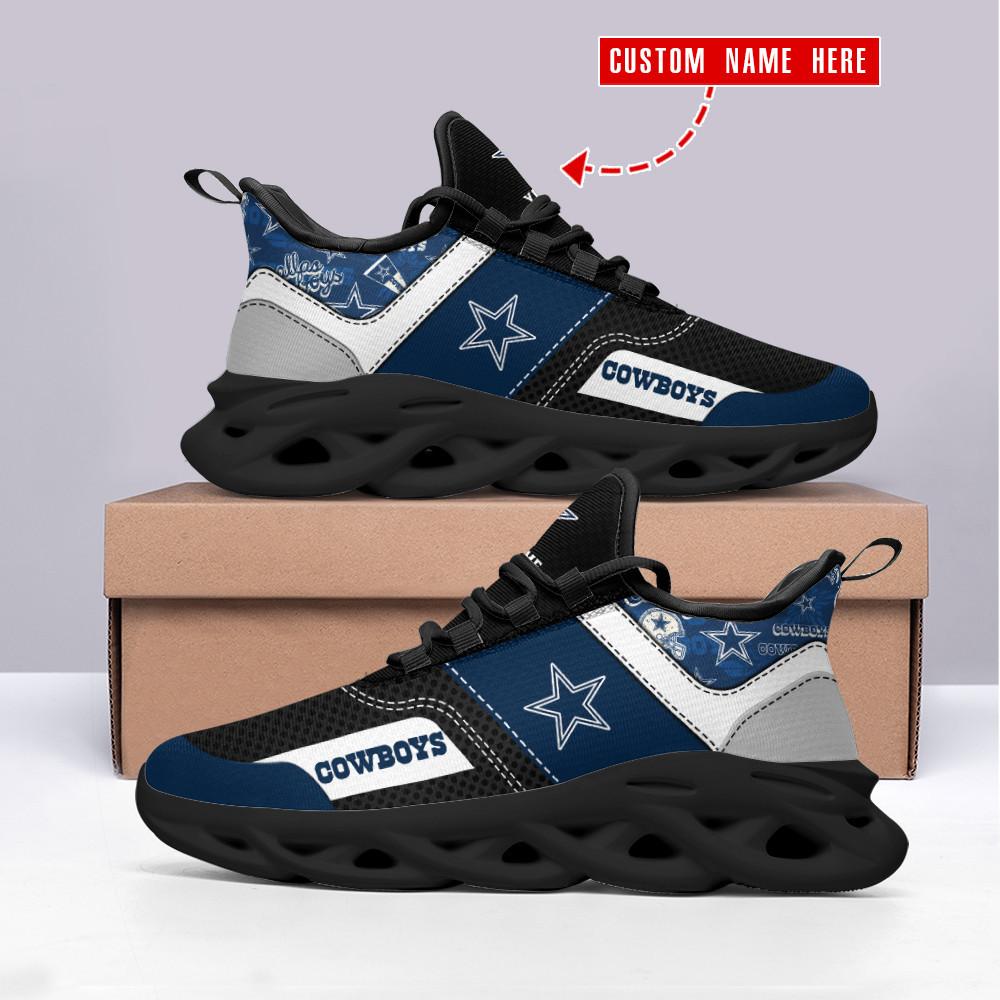 Ideafootwear Dallas Cowboys Max Soul Shoes Sneakers For Men And Women 176