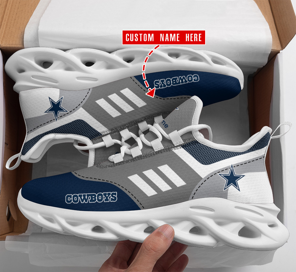 Ideafootwear Dallas Cowboys Max Soul Shoes Sneakers For Men And Women 221