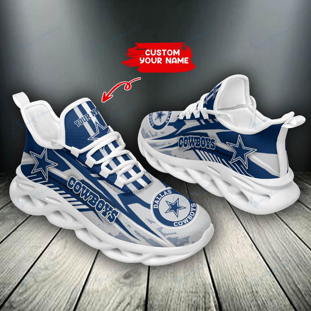 Ideafootwear Dallas Cowboys Max Soul Shoes Sneakers For Men And Women 184