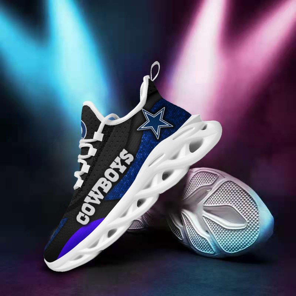 Ideafootwear Dallas Cowboys Max Soul Shoes Sneakers For Men And Women 7