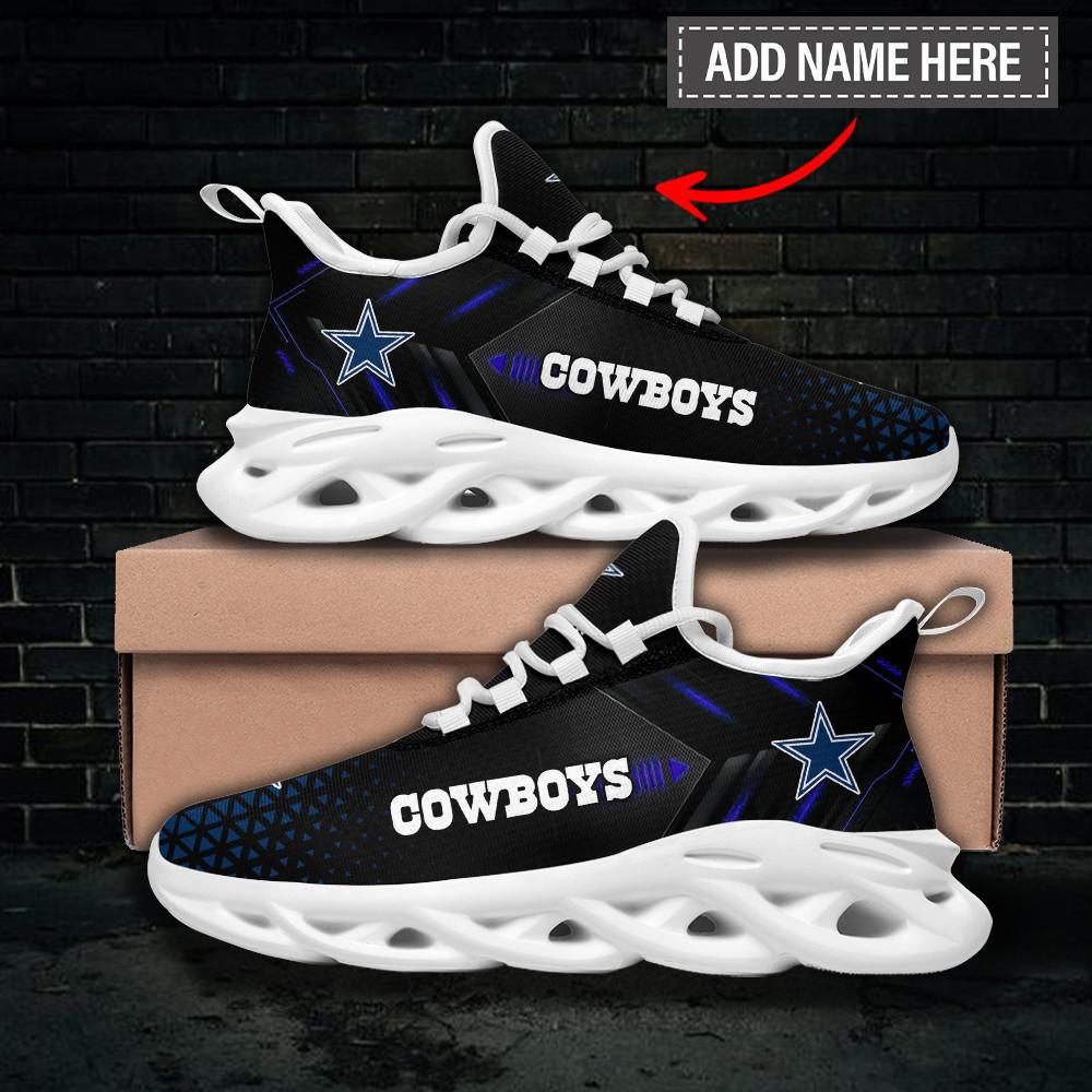 Ideafootwear Dallas Cowboys Max Soul Shoes Sneakers For Men And Women 198