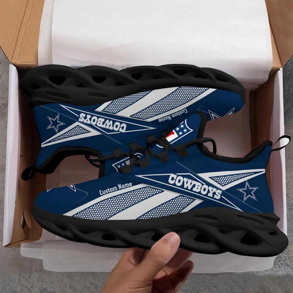 Ideafootwear Dallas Cowboys Max Soul Shoes Sneakers For Men And Women 6