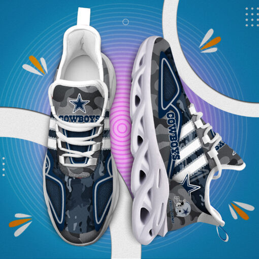 Ideafootwear Dallas Cowboys Max Soul Shoes Sneakers For Men And Women 170