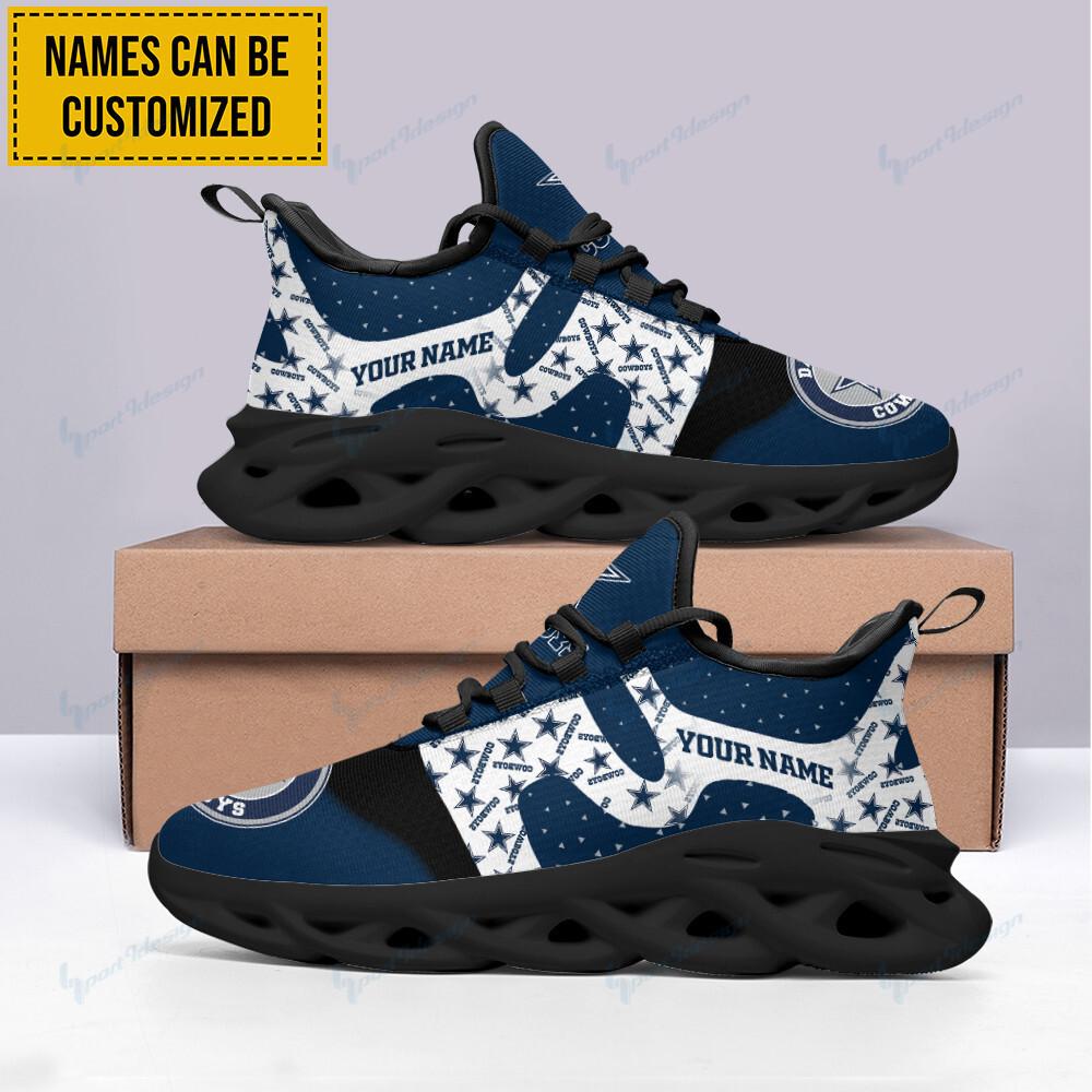 Ideafootwear Dallas Cowboys Max Soul Shoes Sneakers For Men And Women 193