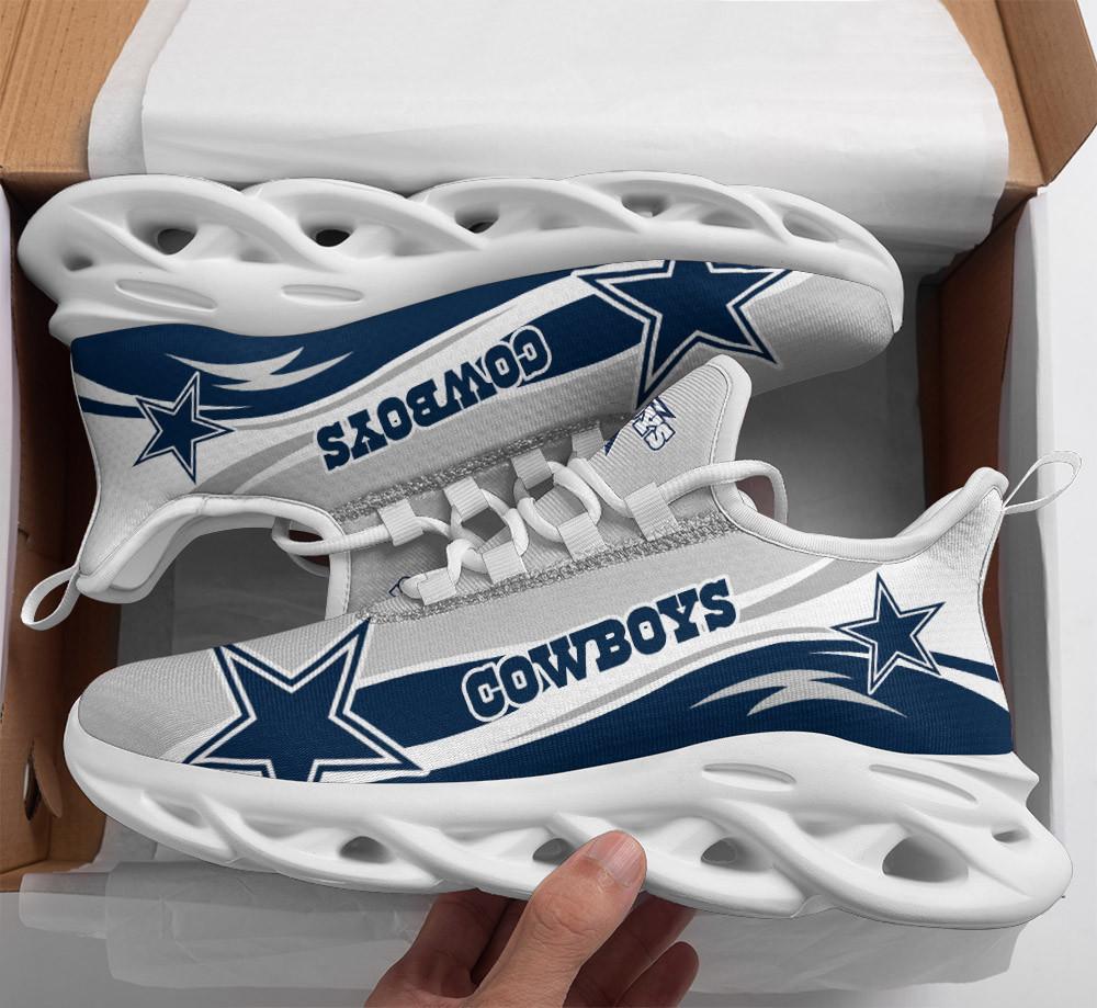 Ideafootwear Dallas Cowboys Max Soul Shoes Sneakers For Men And Women 121