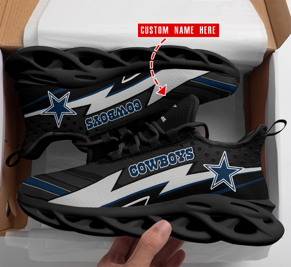 Ideafootwear Dallas Cowboys Max Soul Shoes Sneakers For Men And Women 164