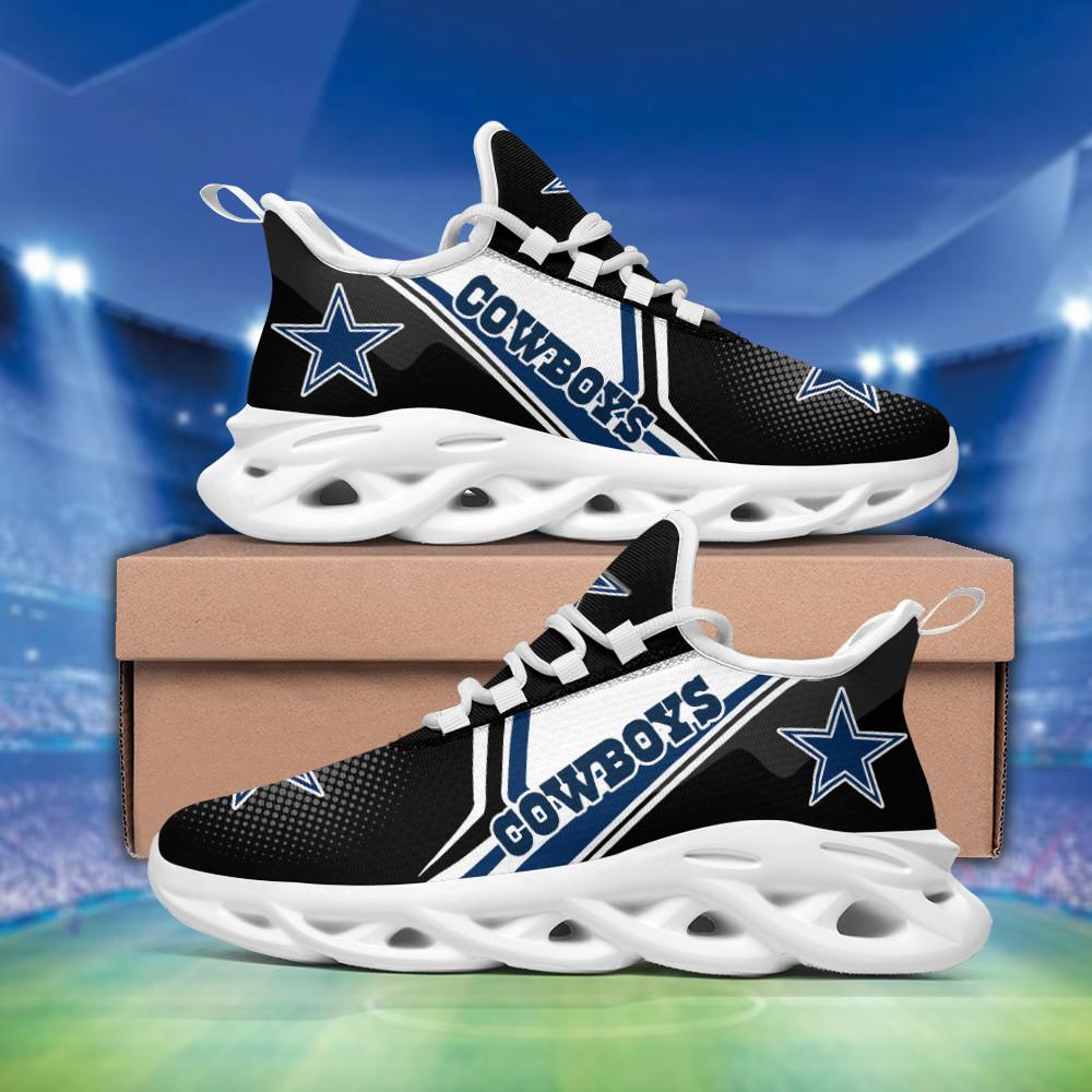 Ideafootwear Dallas Cowboys Max Soul Shoes Sneakers For Men And Women 112