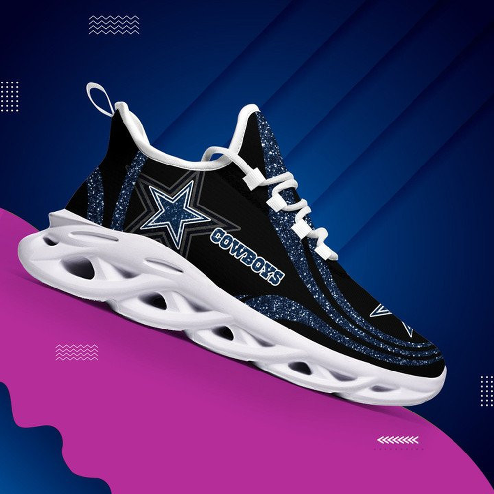 Ideafootwear Dallas Cowboys Max Soul Shoes Sneakers For Men And Women 15