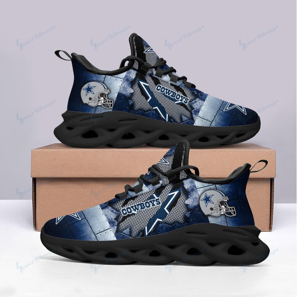 Ideafootwear Dallas Cowboys Max Soul Shoes Sneakers For Men And Women 110