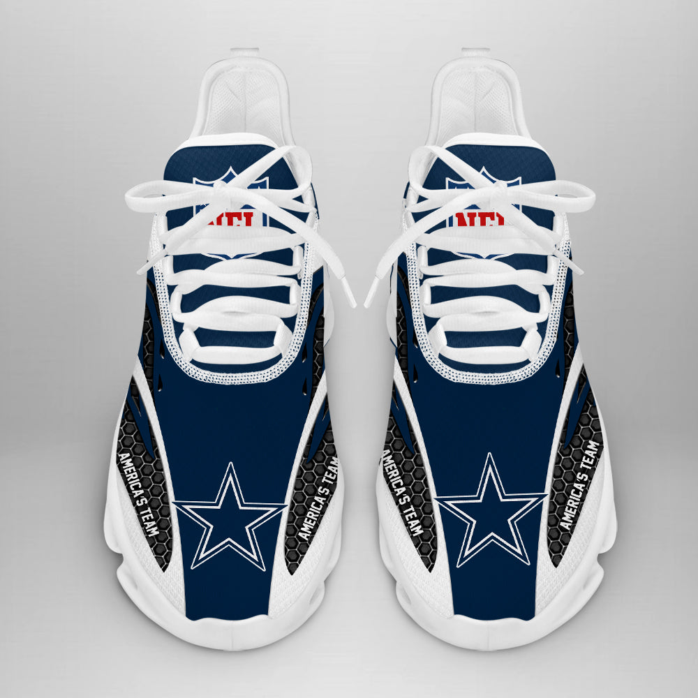 Ideafootwear Dallas Cowboys Max Soul Shoes Sneakers For Men And Women 150
