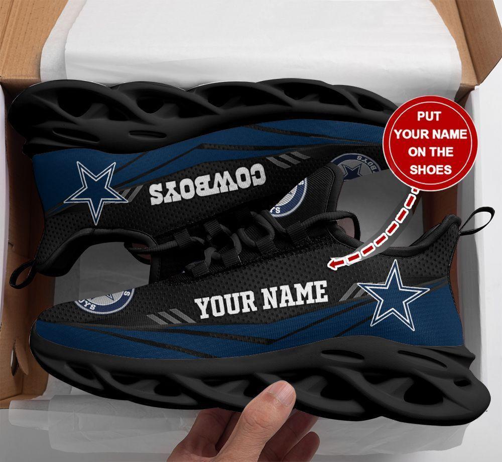 Ideafootwear Dallas Cowboys Max Soul Shoes Sneakers For Men And Women 162