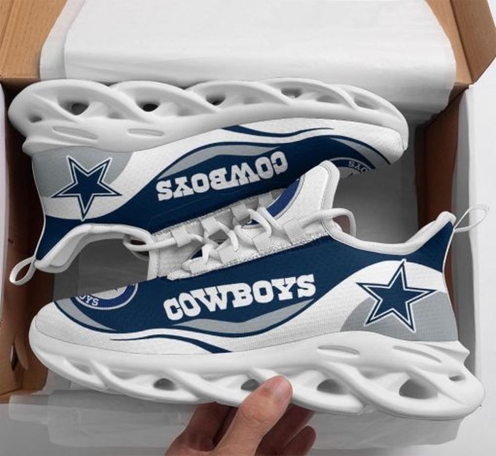 Ideafootwear Dallas Cowboys Max Soul Shoes Sneakers For Men And Women 37