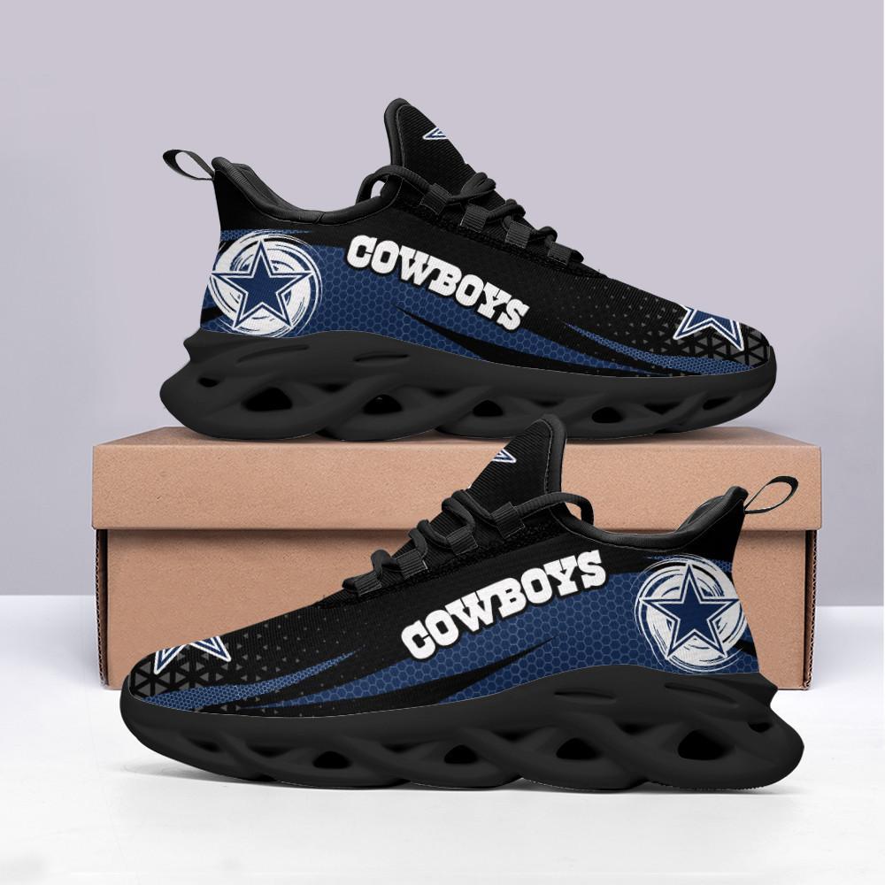 Ideafootwear Dallas Cowboys Max Soul Shoes Sneakers For Men And Women 36