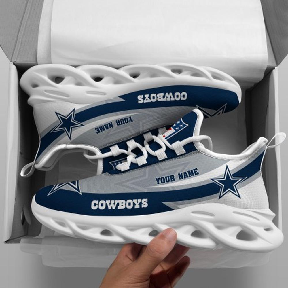 Ideafootwear Dallas Cowboys Max Soul Shoes Sneakers For Men And Women 252