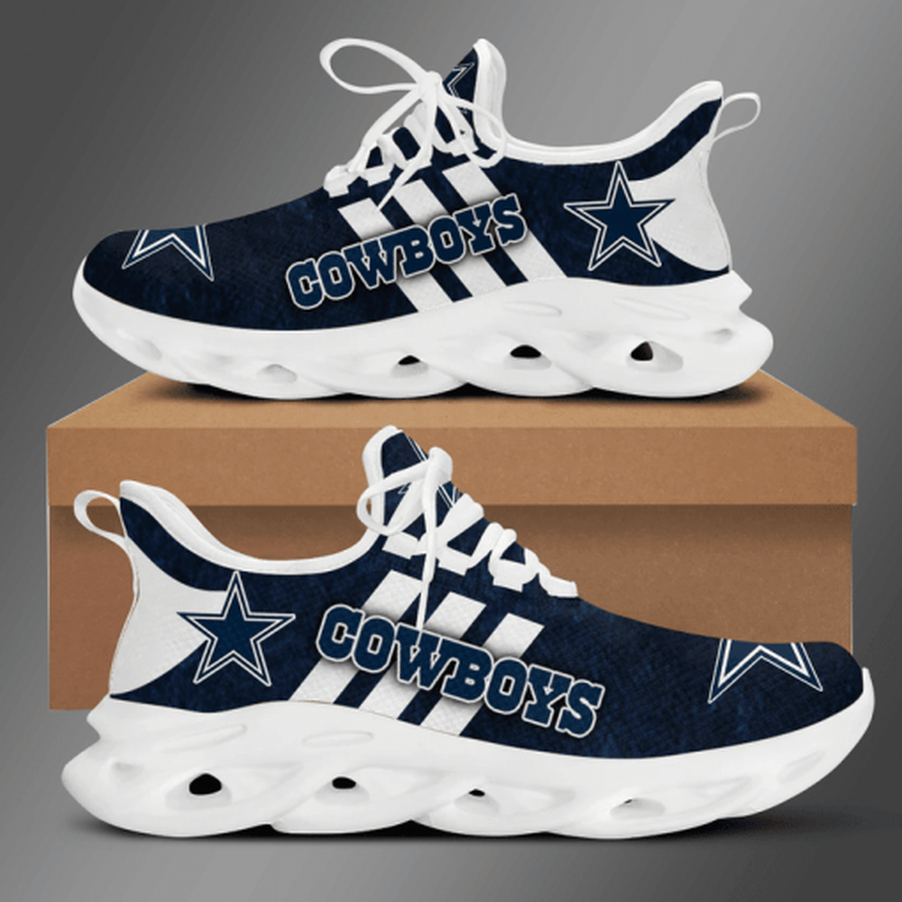 Ideafootwear Dallas Cowboys Max Soul Shoes Sneakers For Men And Women 27