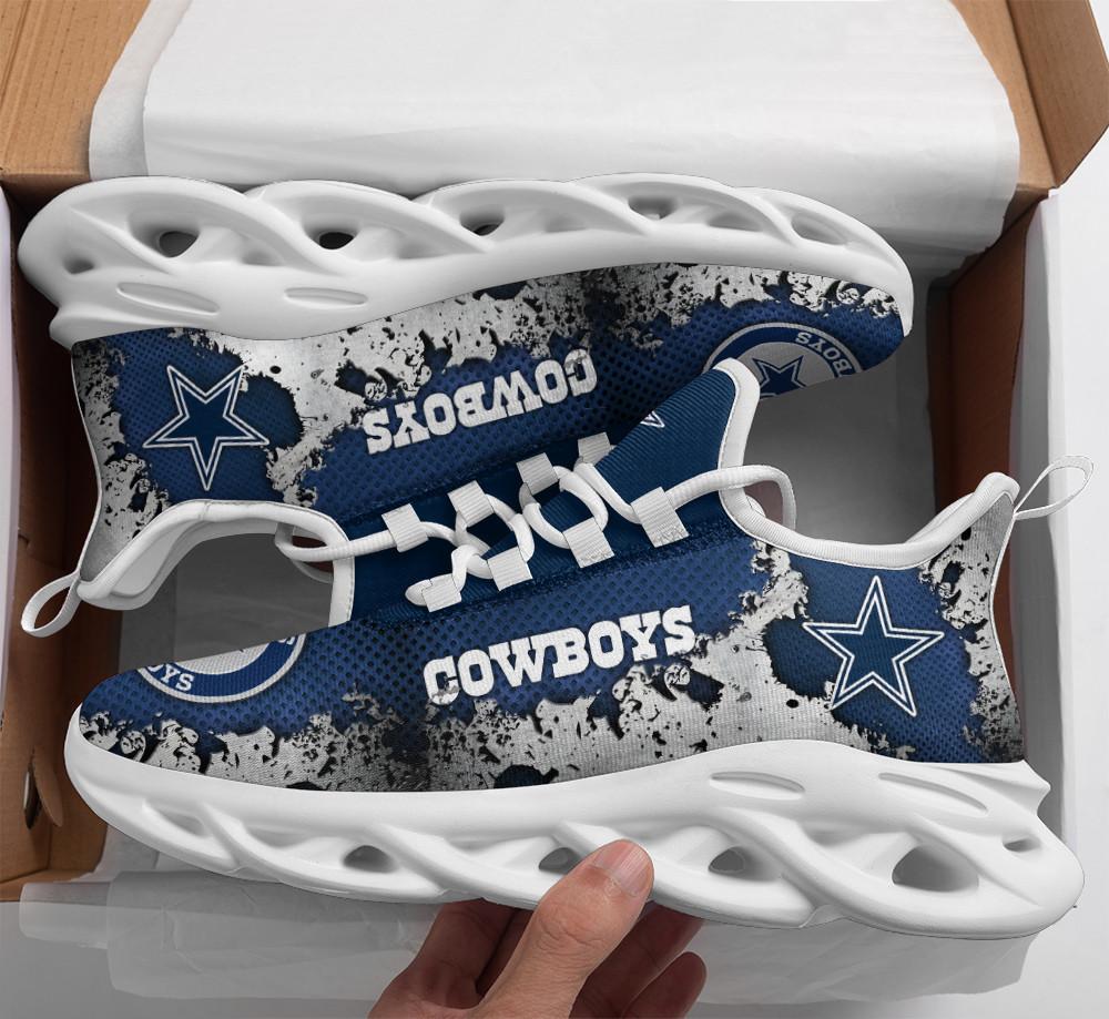 Ideafootwear Dallas Cowboys Max Soul Shoes Sneakers For Men And Women 86