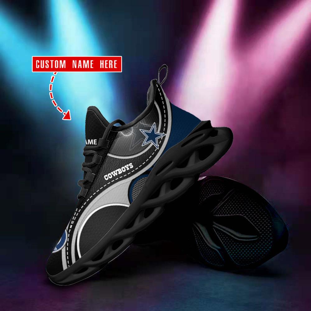 Ideafootwear Dallas Cowboys Max Soul Shoes Sneakers For Men And Women 222