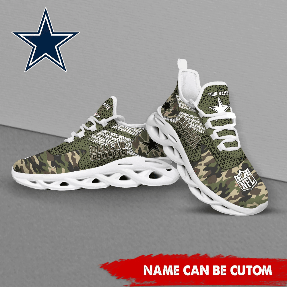Ideafootwear Dallas Cowboys Max Soul Shoes Sneakers For Men And Women 229