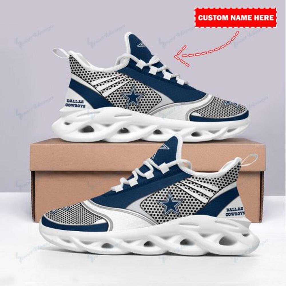 Ideafootwear Dallas Cowboys Max Soul Shoes Sneakers For Men And Women 168