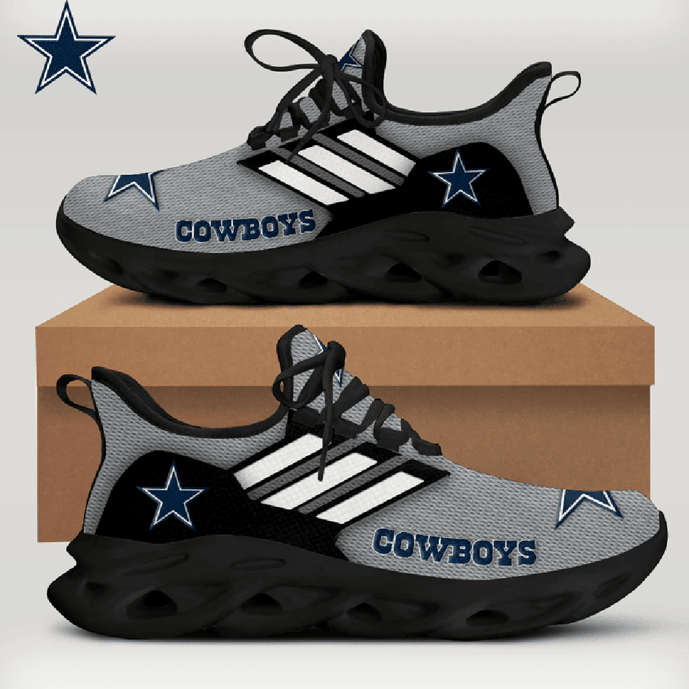 Ideafootwear Dallas Cowboys Max Soul Shoes Sneakers For Men And Women 22