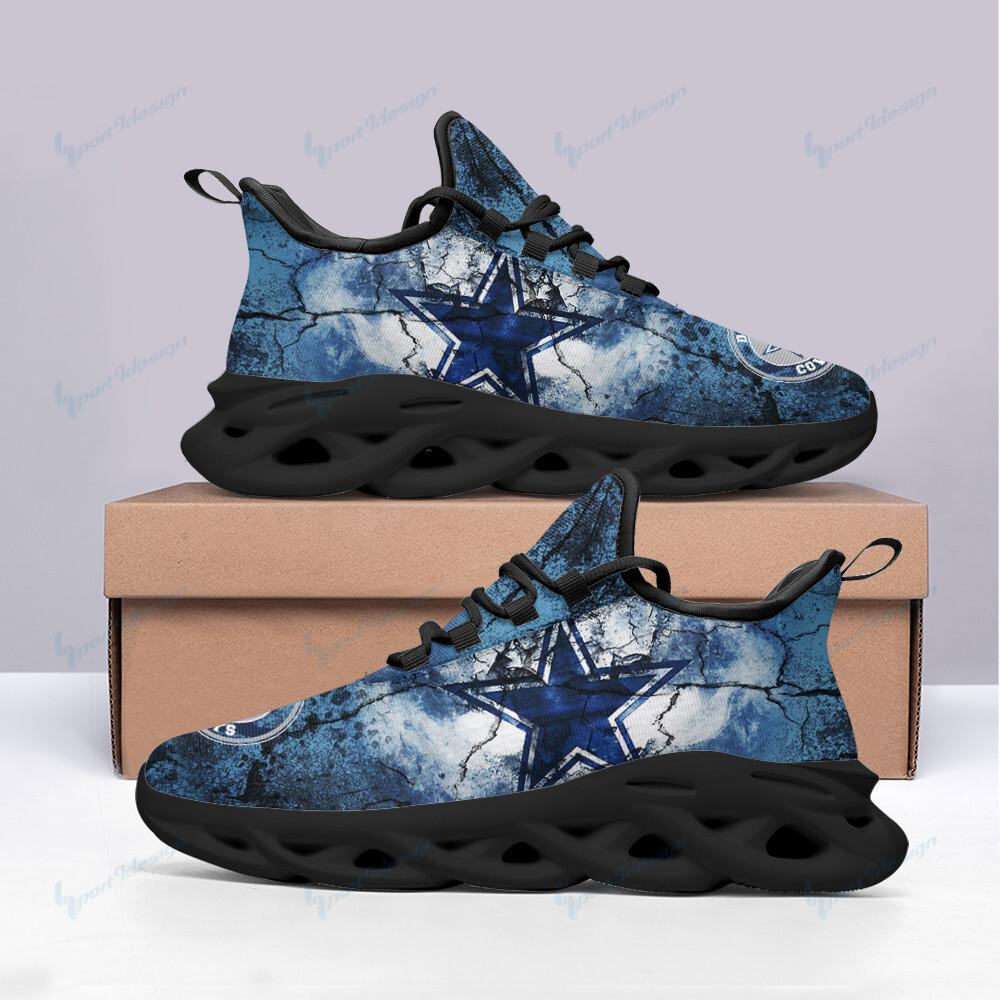Ideafootwear Dallas Cowboys Max Soul Shoes Sneakers For Men And Women 114