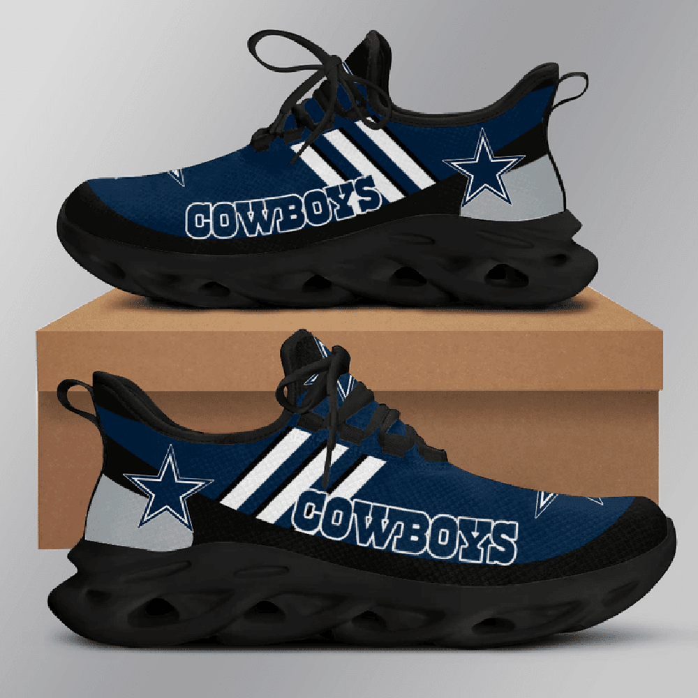 Ideafootwear Dallas Cowboys Max Soul Shoes Sneakers For Men And Women 18