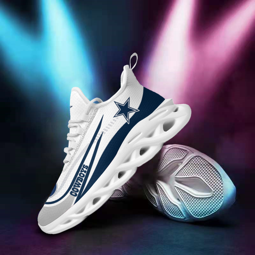 Ideafootwear Dallas Cowboys Max Soul Shoes Sneakers For Men And Women 123