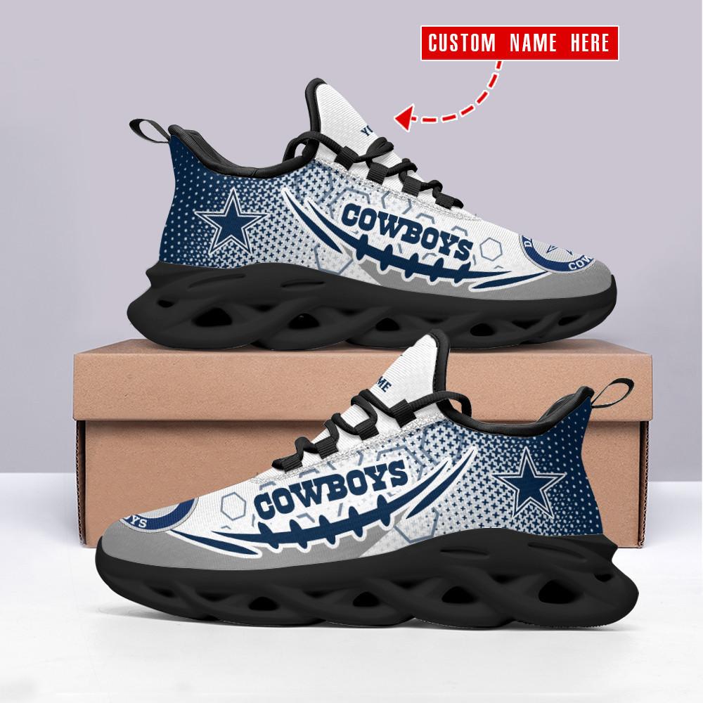 Ideafootwear Dallas Cowboys Max Soul Shoes Sneakers For Men And Women 177