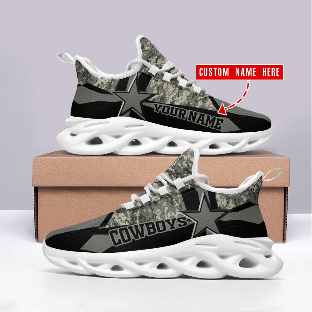 Ideafootwear Dallas Cowboys Max Soul Shoes Sneakers For Men And Women 218