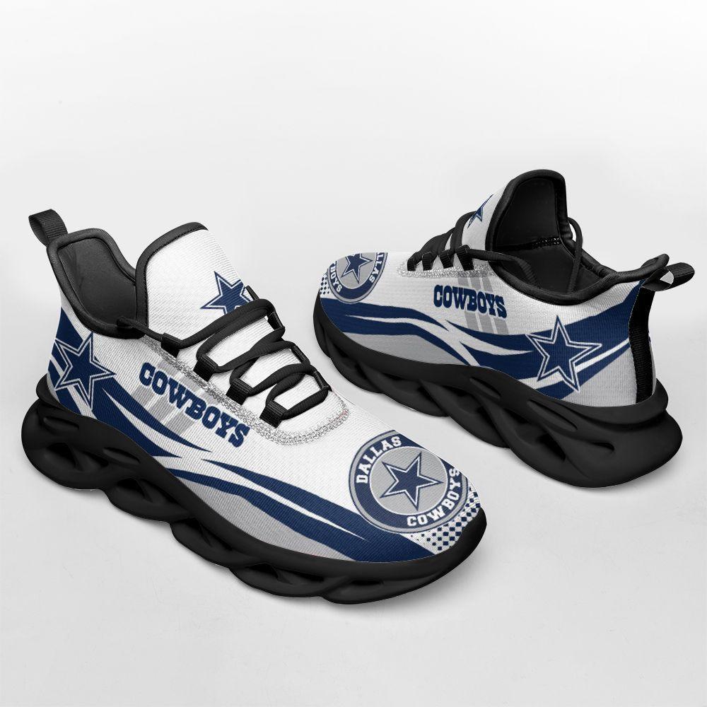 Ideafootwear Dallas Cowboys Max Soul Shoes Sneakers For Men And Women 8