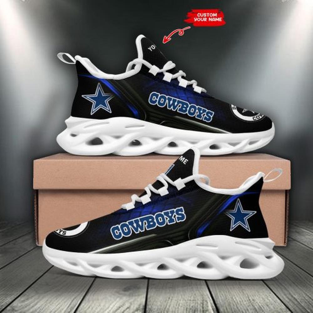 Ideafootwear Dallas Cowboys Max Soul Shoes Sneakers For Men And Women 208