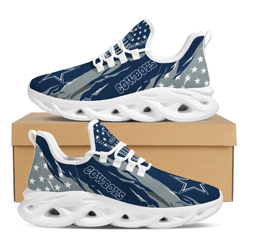 Ideafootwear Dallas Cowboys Max Soul Shoes Sneakers For Men And Women 153