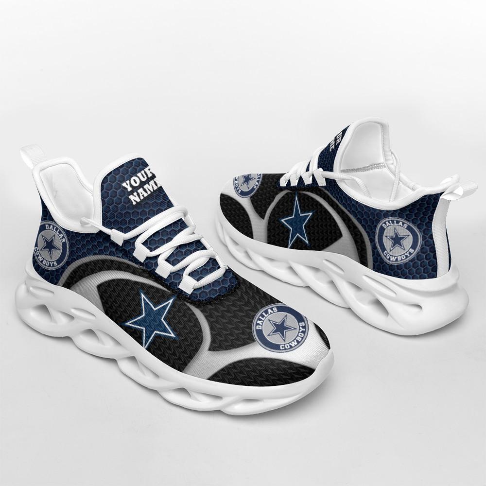 Ideafootwear Dallas Cowboys Max Soul Shoes Sneakers For Men And Women 179