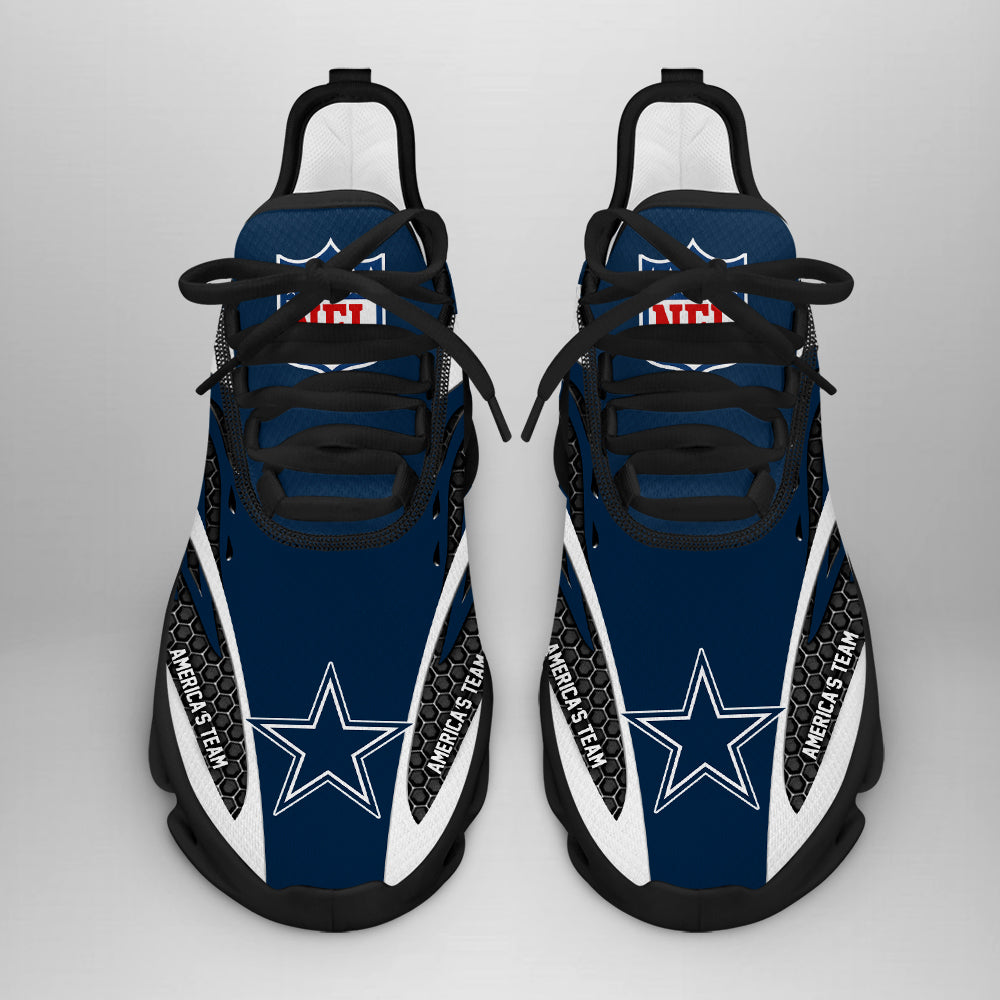 Ideafootwear Dallas Cowboys Max Soul Shoes Sneakers For Men And Women 150