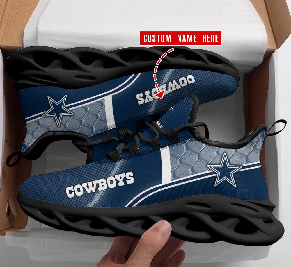 Ideafootwear Dallas Cowboys Max Soul Shoes Sneakers For Men And Women 173