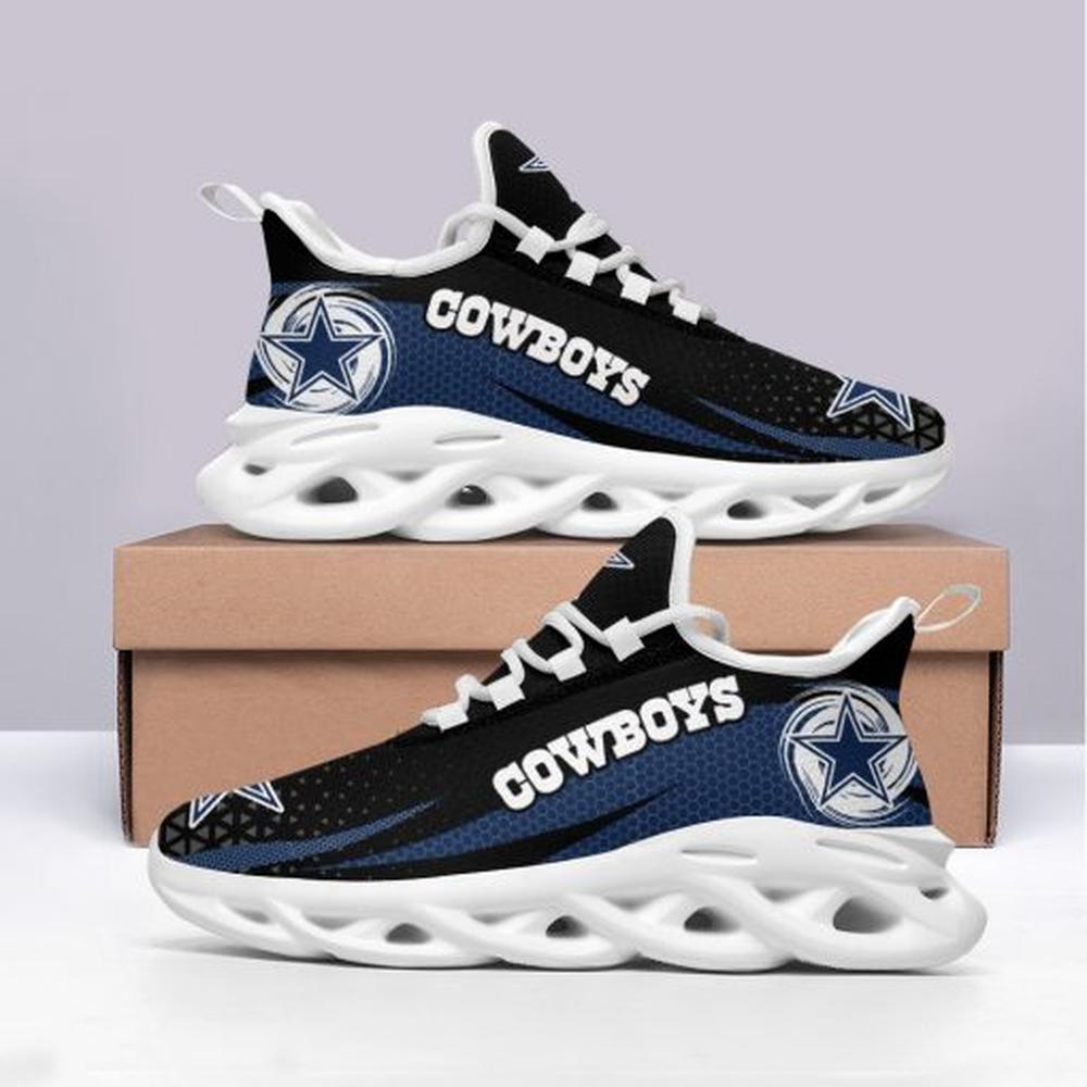 Ideafootwear Dallas Cowboys Max Soul Shoes Sneakers For Men And Women 36