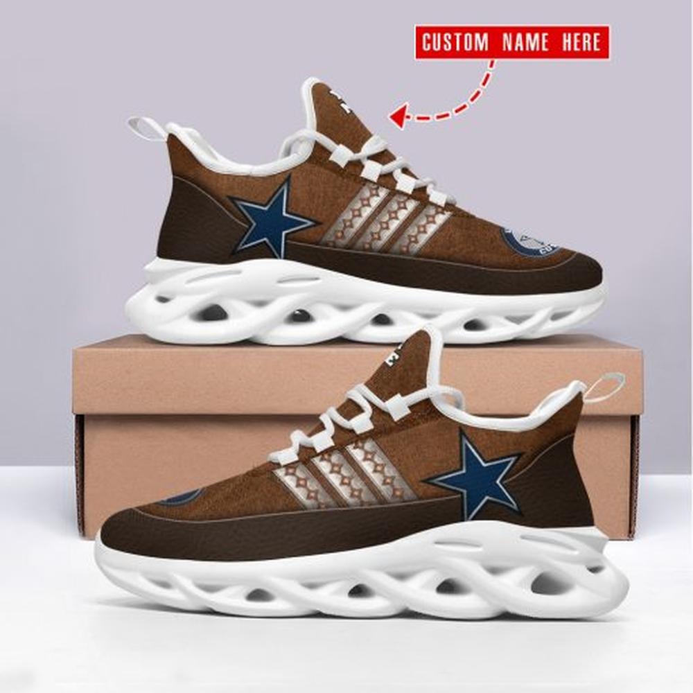 Ideafootwear Dallas Cowboys Max Soul Shoes Sneakers For Men And Women 201