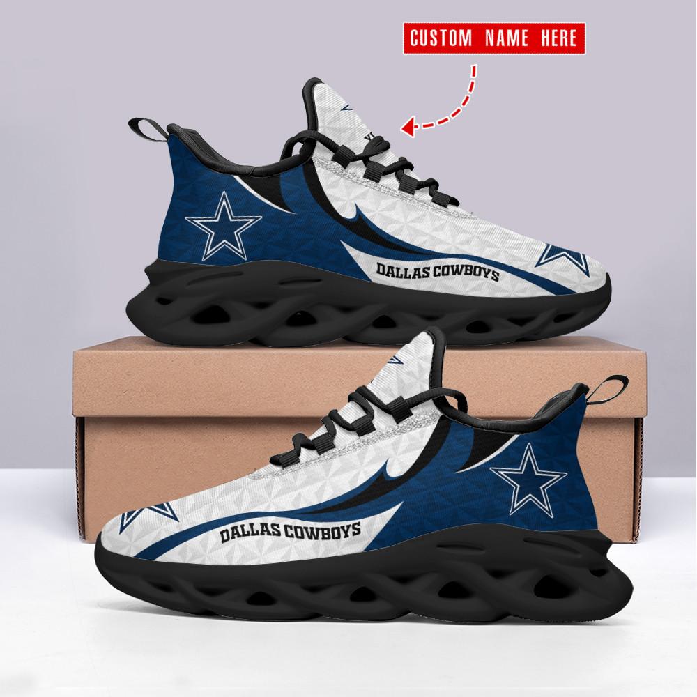 Ideafootwear Dallas Cowboys Max Soul Shoes Sneakers For Men And Women 214