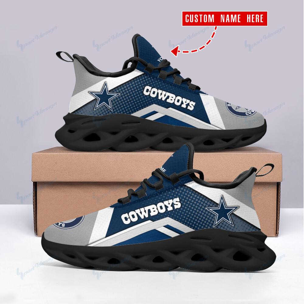 Ideafootwear Dallas Cowboys Max Soul Shoes Sneakers For Men And Women 216