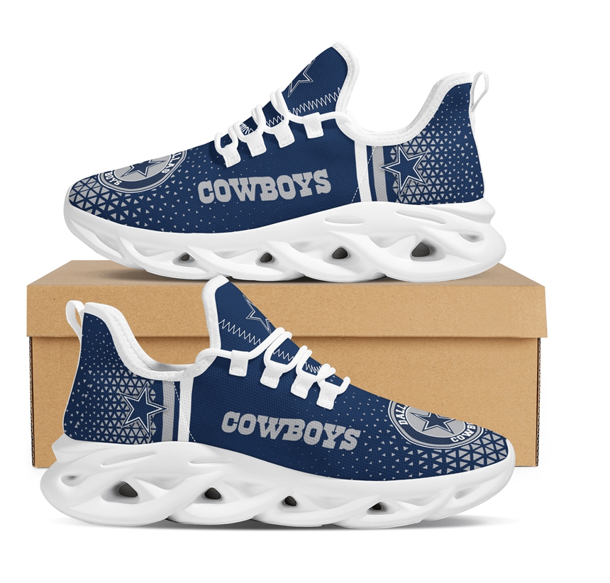 Ideafootwear Dallas Cowboys Max Soul Shoes Sneakers For Men And Women 152