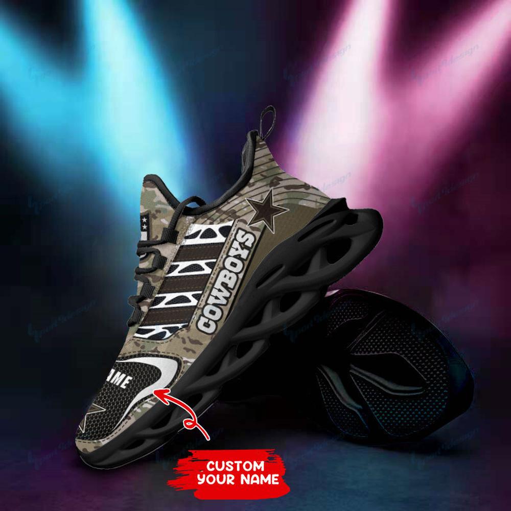 Ideafootwear Dallas Cowboys Max Soul Shoes Sneakers For Men And Women 232