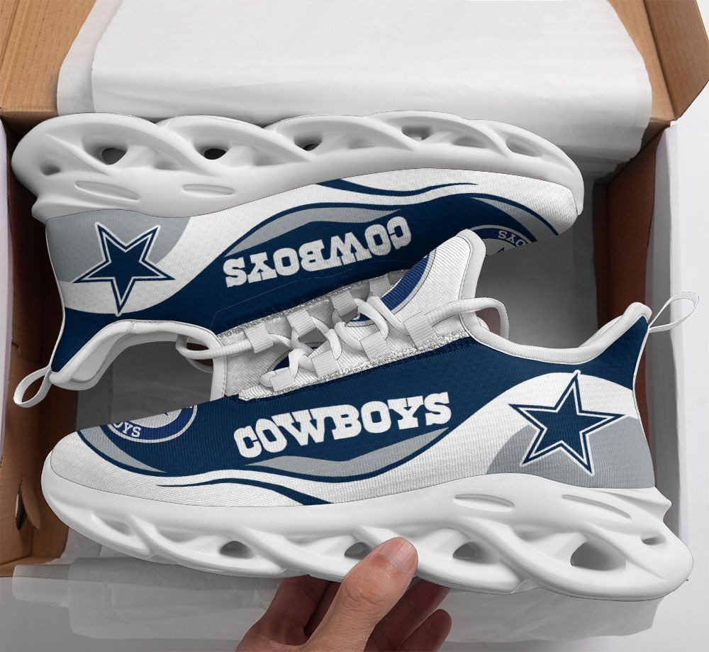 Ideafootwear Dallas Cowboys Max Soul Shoes Sneakers For Men And Women 37