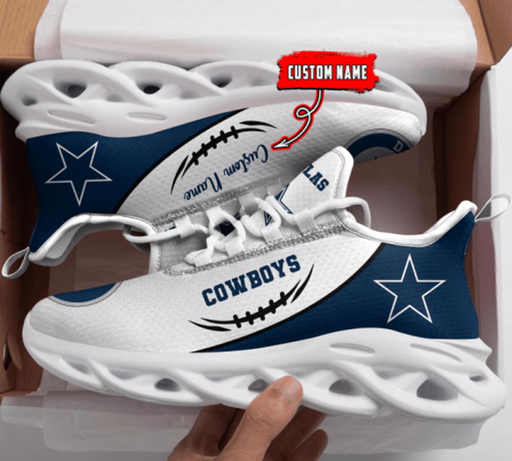 Ideafootwear Dallas Cowboys Max Soul Shoes Sneakers For Men And Women 249